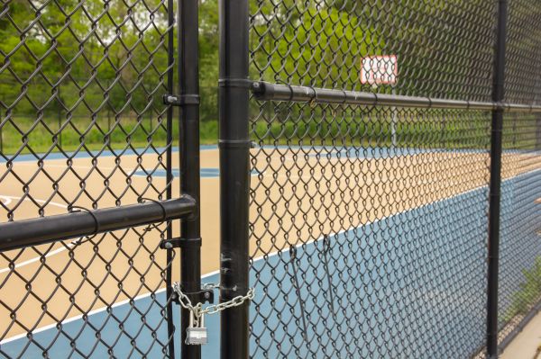 Chain Link Gate Erection
