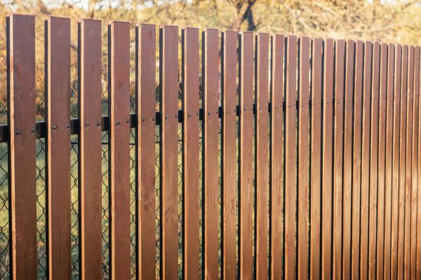 Wood Slat Fence Installation Service