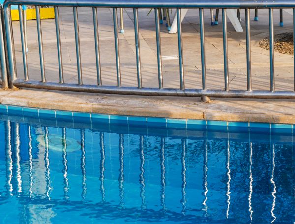Metal Pool Fence Installation