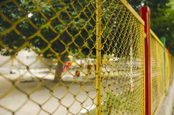 Playground Fence Building